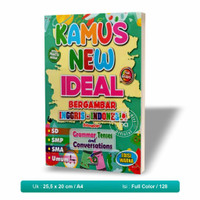 Buku Kamus New Ideal Bergambar Kamus Bahasa Inggris Anak Bergambar Uk Besar CA