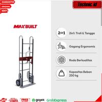 Alat Angkut Barang Maxbuilt 250 Kg Hand Trolley Troli Barang Dengan Stair Climbing Perkakas Pertukangan