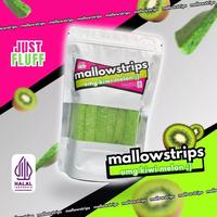 Terlaris ! Mallow Strips OMG Kiwi Melon JustFluff Marshmallow [HALAL]