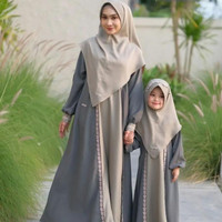 Koko Gamis Couple Lashanda Couple Mom Dan Kids Gamis Sarimbit Terbaru Free Lebaran
