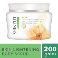 Body Scrub Murah Merk Shinzui Skin Lightening Varian Hana Ukuran 200 Gram