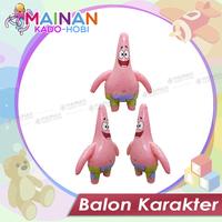 KOLEKSI HADIAH ULANG TAHUN MAINAN BALON TIUP ANAK KARAKTER PATRICK BINTANG LAUT SPONGEBOB BISA BERDIRI