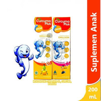 Curcuma Plus Grow 200 mL - suplemen dan multivitamin anak