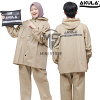 (Terbaru) Jas Hujan Pria Nita Bahan Tebal Elastis Terbaik Orinal By Akula Bestseller