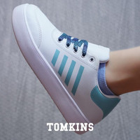 Promo Tomkins 3Rd Point Plantonic - Putih Hijau Sneakers Wanita Sepatu Casua By Pokudu Store