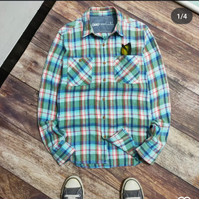 kemeja flanel 2pcs t&c dan gap
