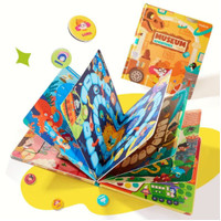 Mideer Portable Board Game Book 6in1 Museum Adventure Mainan Anak Kids Toys Puzzle