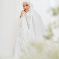 Best Seller Tatuis Mukena Tiara 539 Broken White Dewasa Reguler Special Haji By Kastaner Store