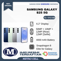 Samsung Galaxy S25 12/512Gb - Garansi Resmi Sein 1Tahun