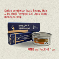(2pc)Vitamin Bulu Kucing Icats Beauty 50gr - vitamin bulu Icats Beauty