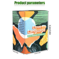 Love Language Card Game Couple Kartu Game Conversation Board Games - Better language for better love - Kartu Couple Pasangan