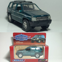 1:38 Welly Jeep Grand Cherokee diecast jadul jip suv