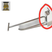 Gantungan Slatwall / Doble Hook Slatwall Chrome Stell