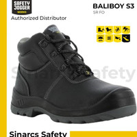Sepatu Safety Jogger Baliboy S3 Mid - Black / Hitam
