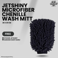 Jet Shiny Microfiber Chenille Wash Mitt | Sarung Tangan Cuci Motor Mobil | Wash And Wax