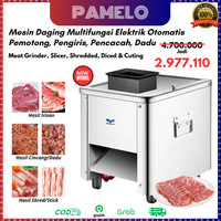 Mesin Pemotong Daging Multifungsi (Slicer, Shredd, Grinder, Diced)