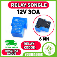 Relay kodok 12v 30A 6 pin songle