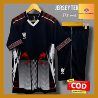 Femi- Jersey 1 Set Dewasa Baju Bola Olahraga Sepak Bola Futsal Premium