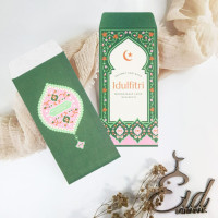 isi 10 pcs amplop lebaran panjang / amplop angpao idulfitri