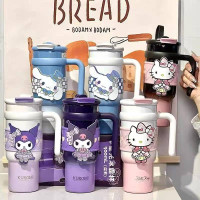 MM Sanrio Original Botol Minum Tumblr Termos 900ml Stainless Steel 2in1 Sedotan portabel / Dual Function Tumblr Cup Stainless 316 Water Bottle 900ml