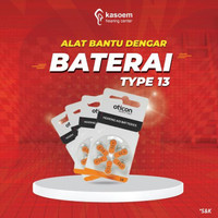 Battrai ABD (alat bantu mendengar) merek Oticon type13 (4 PACK )