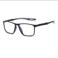 Kacamata Minus kotak Sport Anti Radiasi TR90 Blue Light