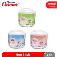 Cosmos Rice Cooker CRJ3123 Magic Com cosmos 1,8 Liter CRJ 3123