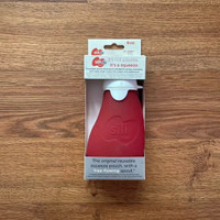 NEW POUCH SILIKON SILI SQUEEZE 6OZ MERAH