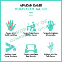 PROMO COMPRESSFIT ORIGINAL (TERAPI TANGAN HAND ARTHRITIS & CARPAL TUNNEL) SALE