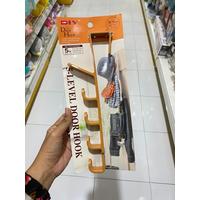 Over Door Hook Gantungan Baju Orange Mr Diy