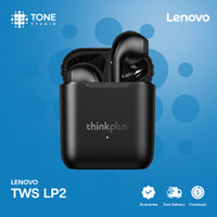 Lenovo Thinkplus LP2 True Wireless Bluetooth Earphone Mini Earbuds TWS Heavy Bass Black