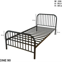 RANJANG BESI PREMIUM 90x200 SINGLE