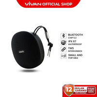 Vivan VS7 Speaker Bluetooth 5.3 Speaker Outdoor Portable Classic Waterproof IPX67 TWS (New VS1 VS3)
