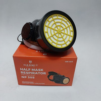 Masker Respirator NP 306 Half Mask Double Filter/ masker mask harmit