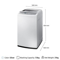 Samsung Mesin Cuci Top Loading Magic Filter 7.5 Kg - Wa75H4200Sg Terlaris,Termurah,Bergaransi,Dapatkan Sekarang