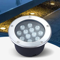 Outdoor Square Road Buried Light Garden Stainless Steel Lawn Lamp Villa Yard Landscape Ground Lights IP68 Underwater Led 24w 36w
