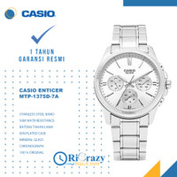 Jam Tangan Pria Casio MTP-1375D-7A Analog Stainless Steel Original Garansi Resmi 1 Tahun
