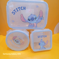 Kotak Bekal Lucu Transparan Berkualitas - Miniso Lilo & Stitch Collection Food Storage Container