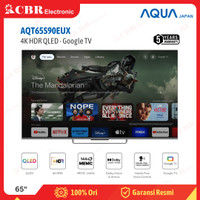 TV AQUA 65 Inch LED AQT65S90EUX (4K UHD QLED Voice Control Dolby Vision & Atmos-Google TV)