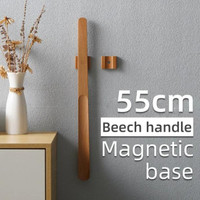 Wood Shoe Horn | Sendok Sepatu Bahan Kayu Premium 55Cm With Magnetik