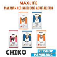 Maxlife Makanan Kering Kucing Adult & Kitten Freshpack 1 Kg