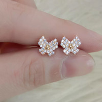 La Vienne - Kupu Jelina - Anting Titanium Wanita Anti Karat - Perhiasan Perempuan Elegan Mewah