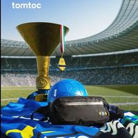 tomtoc EDC Daily Sling Bag 2.5L With RFID Blocking Crossbody Bag Chest Casual Daypack T33 Inter Milan Limited
