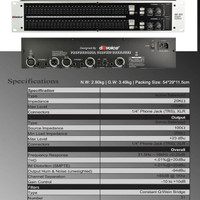 Equalizer dBvoice GE231+ Sub Original 31 Band Equalizer dB Voice GE 231