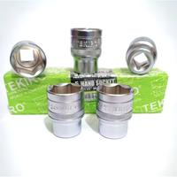 TEKIRO Mata Kunci Sok 24 mm Mata Sock TEKIRO 24 mm 1/2” DR 6 PT Mata Kunci Socket Stang Kunci Sok Shock Mata Sok