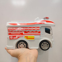 (GOLDEN TOYS) MOBIL POLISI PATROLI & AMBULANCE AMBULAN AMBULANS IM-115