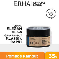 hiserha waterbased pomade 35g hairstyling rambut pria
