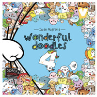 Doodle Book Wonderful Doodles seri 4 Mewarnai Color Therapy Book colour ATK1625DB