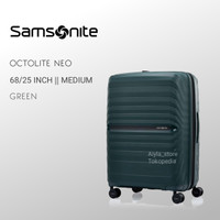 Samsonite Octolite Neo Spinner (68/25 Inch ) Koper Medium Hardcase Expandable - Green