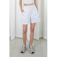 Kivee - Fallon Denim Short Pants Ivory